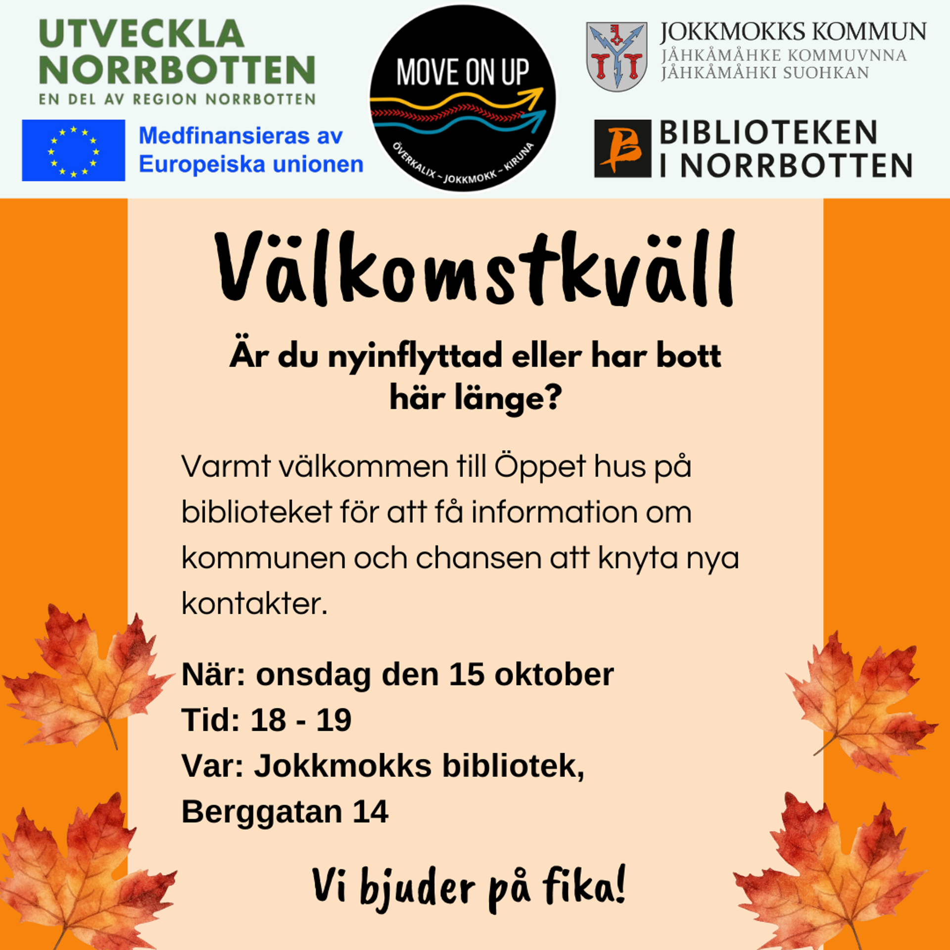 Affisch för Välkomstkvällen