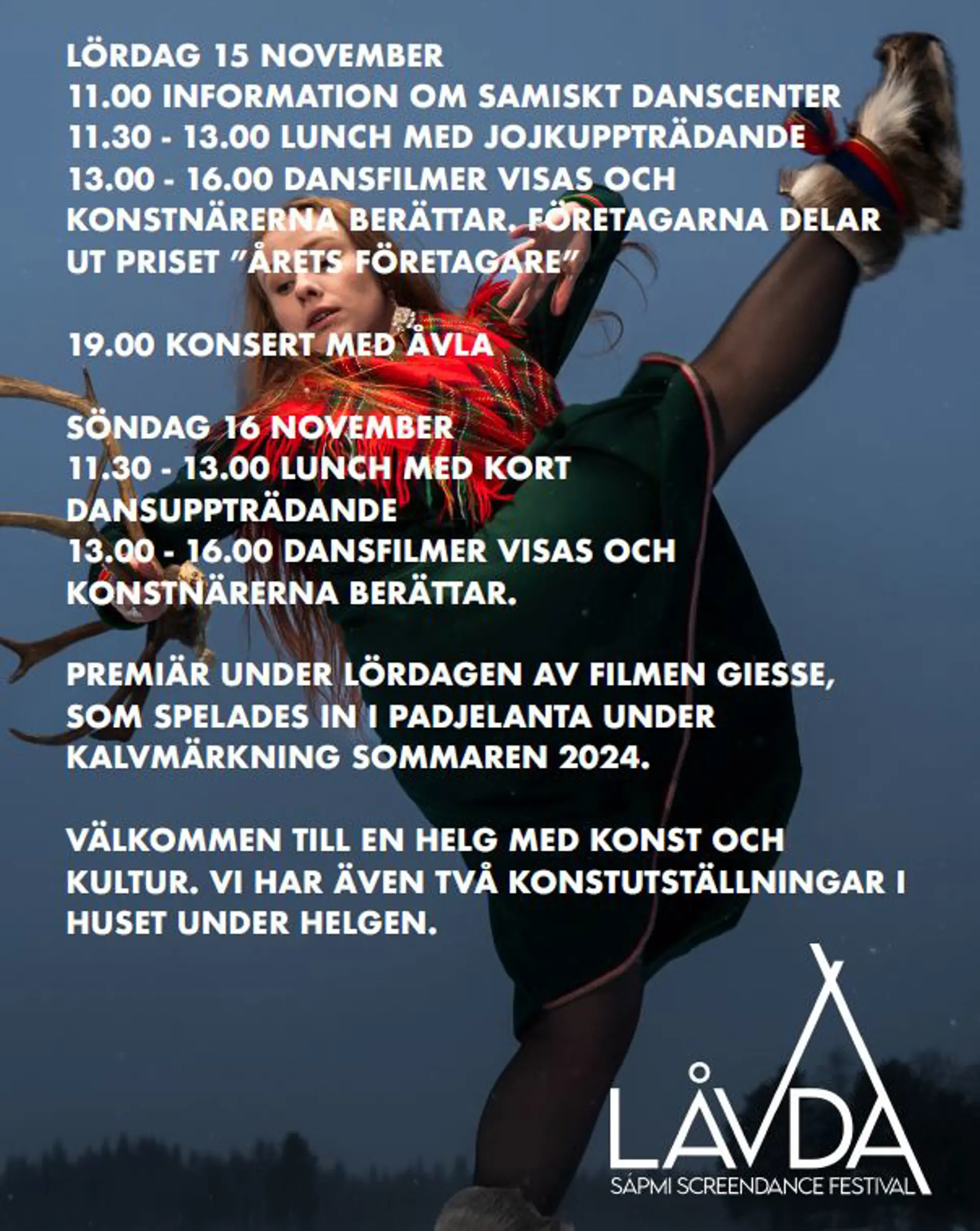 Program för Låvda Screen Dance Festival 2025