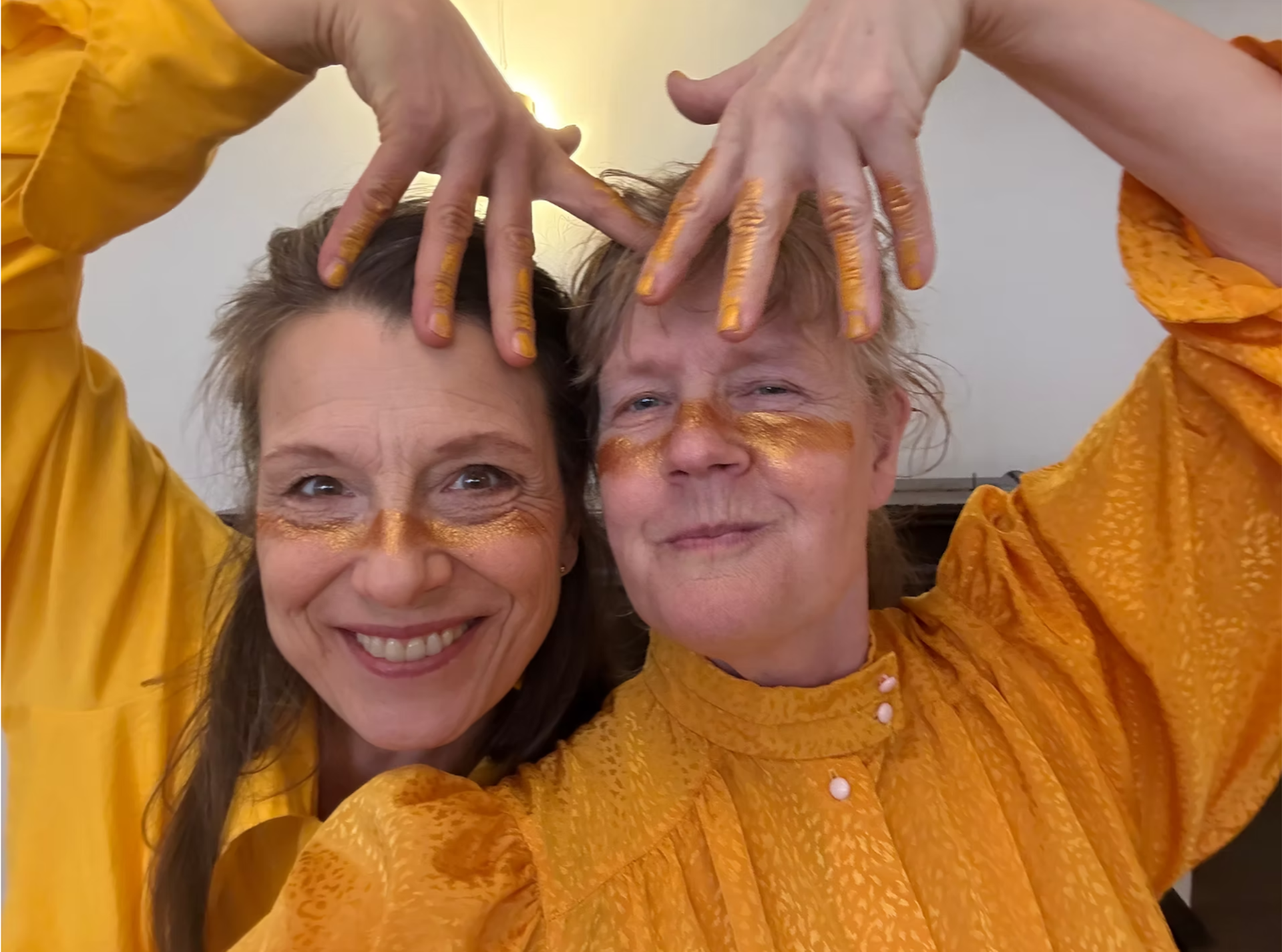 Danskonstnärerna Åsa Elowson och Ulrica Blåeld Wedin
