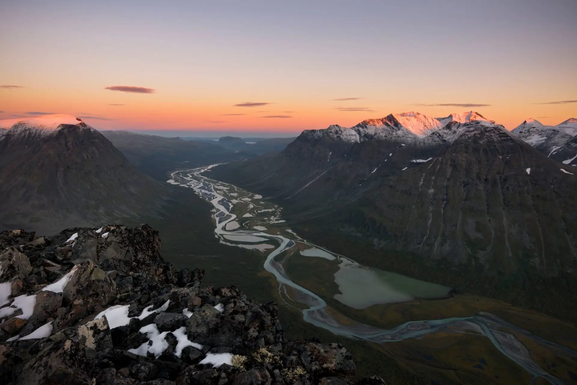 Del av Rapadalen i Sarek nationalpark. Foto: WoutervandenBroek / iStock