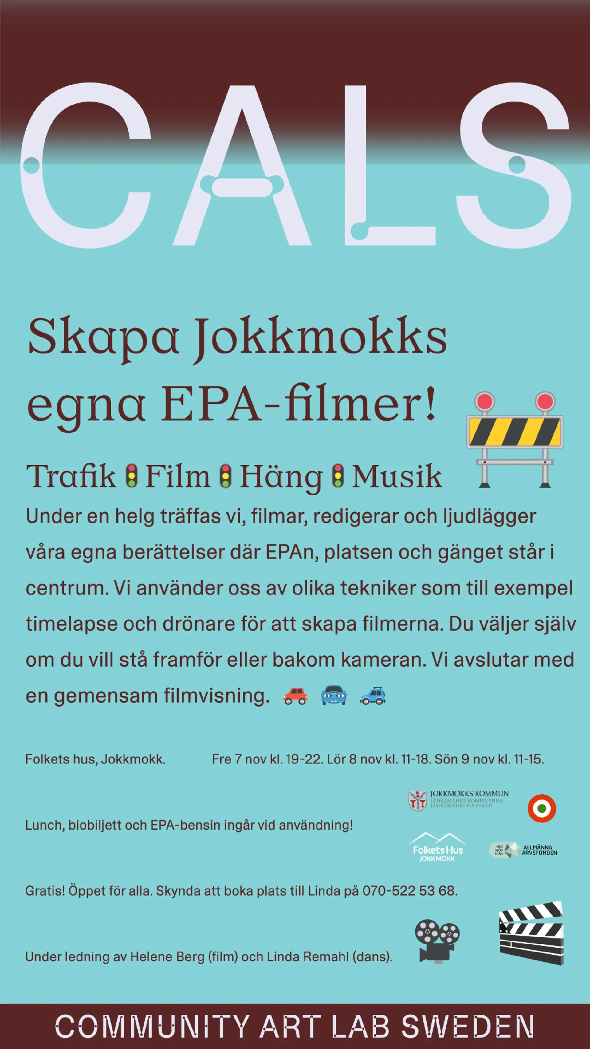 Affisch för Skapa EPA-filmer i Jokkmokk