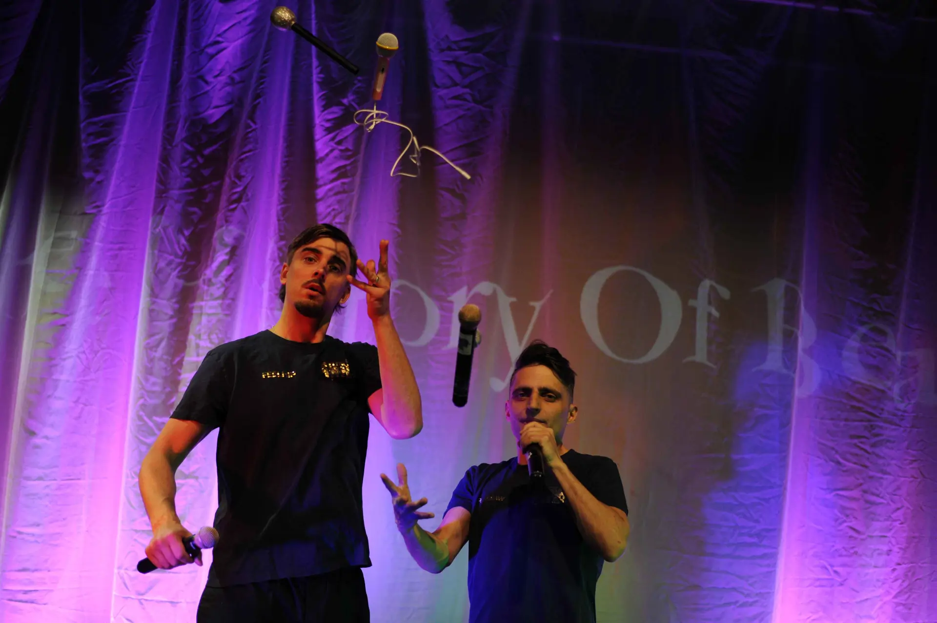 Bild ur föreställningen The History of Beatbox