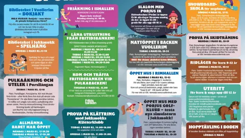 Sportlov på gång - massor att göra