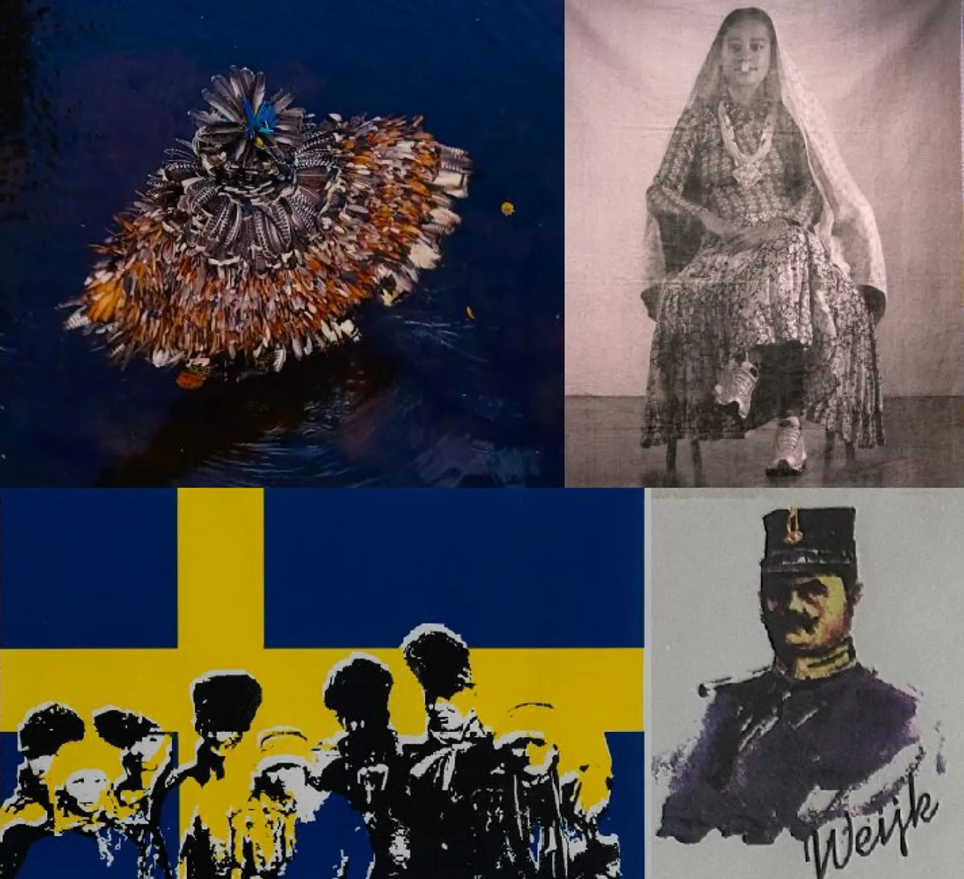 Bilder från sommarens utställningar i LaponiaPorten, Porjus
