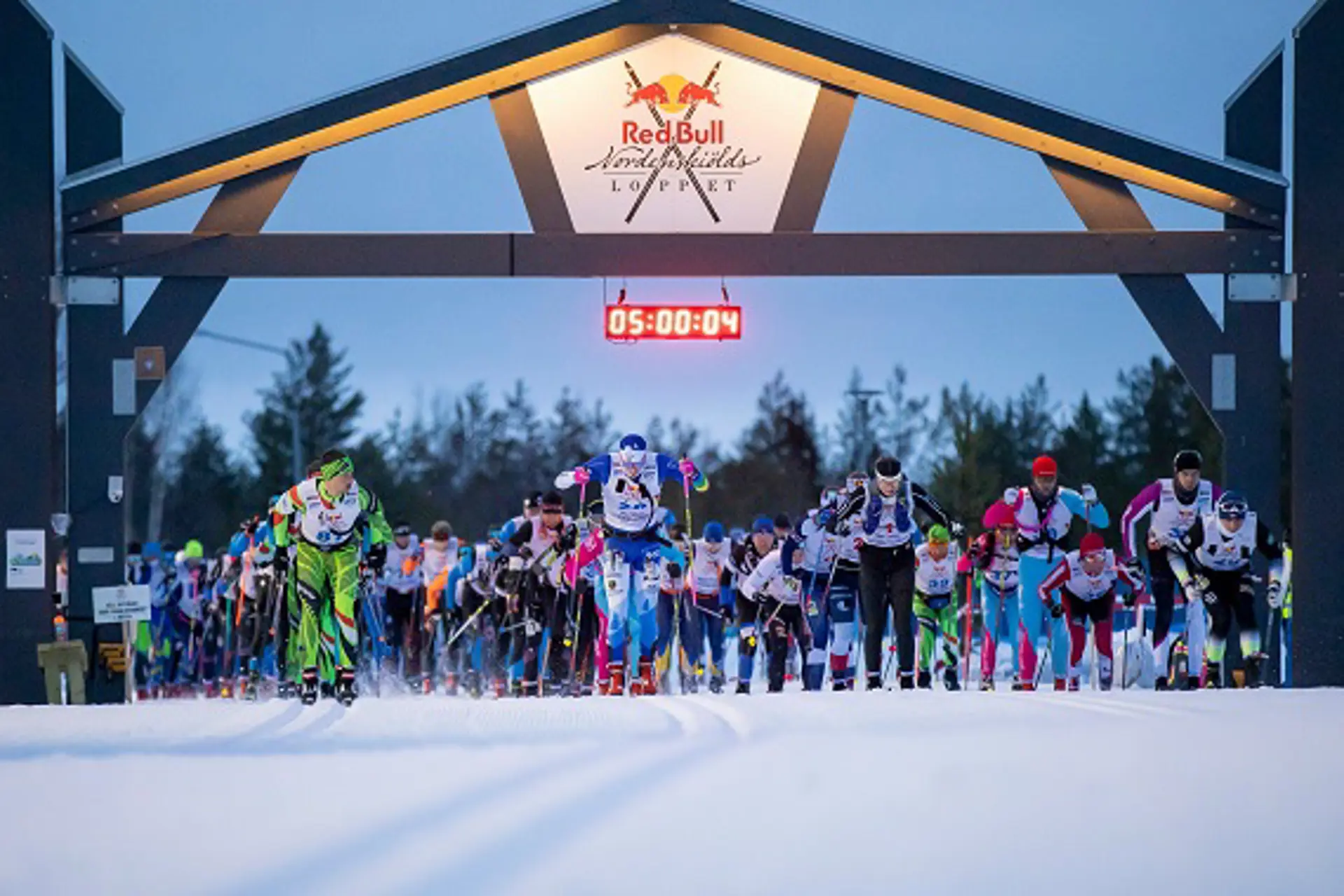 Starten går vid Jokkmokks skidstadion
