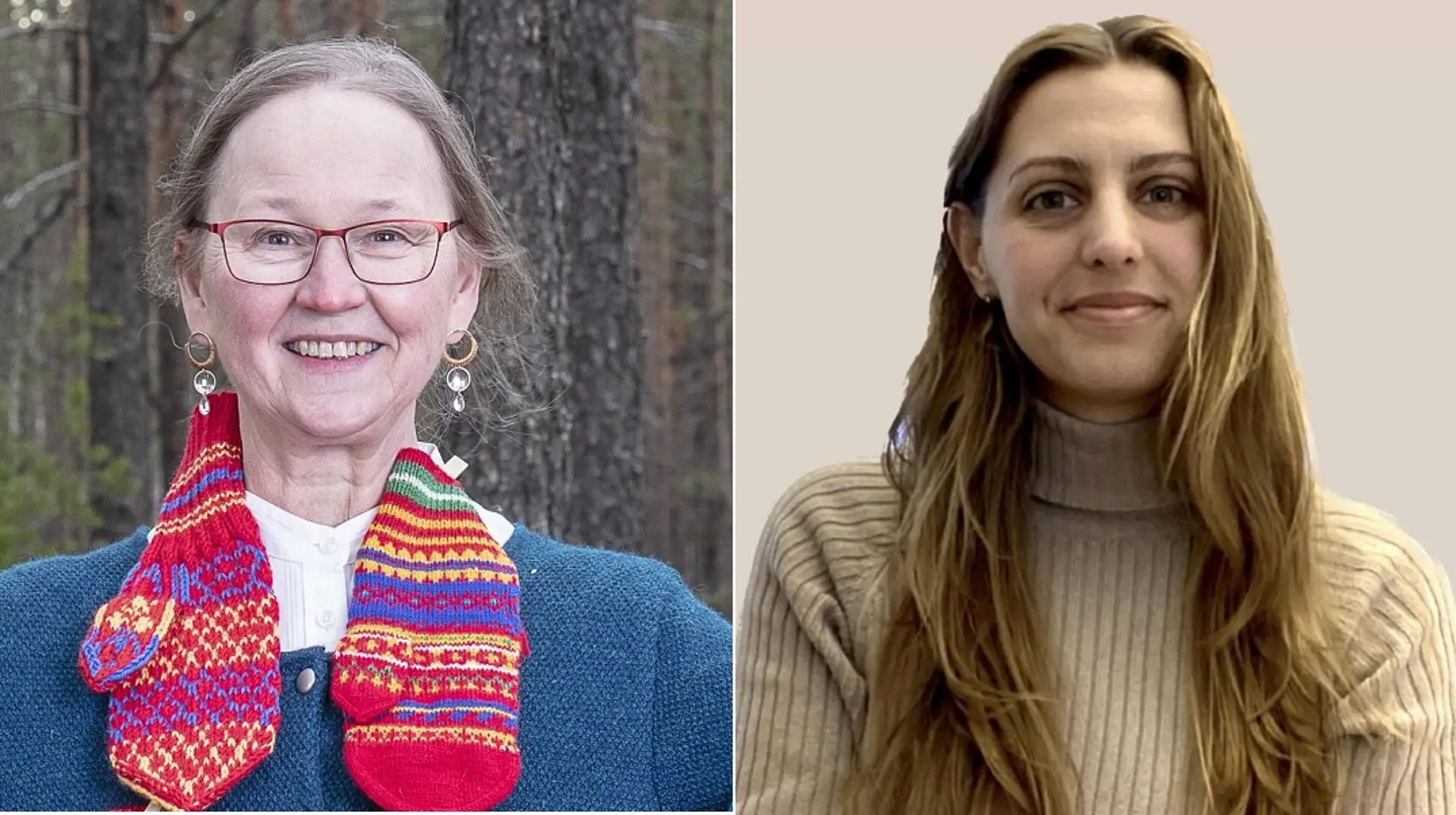 Bild på 2023 års stipendiater Erika Nordvall Falck och Malin Westman