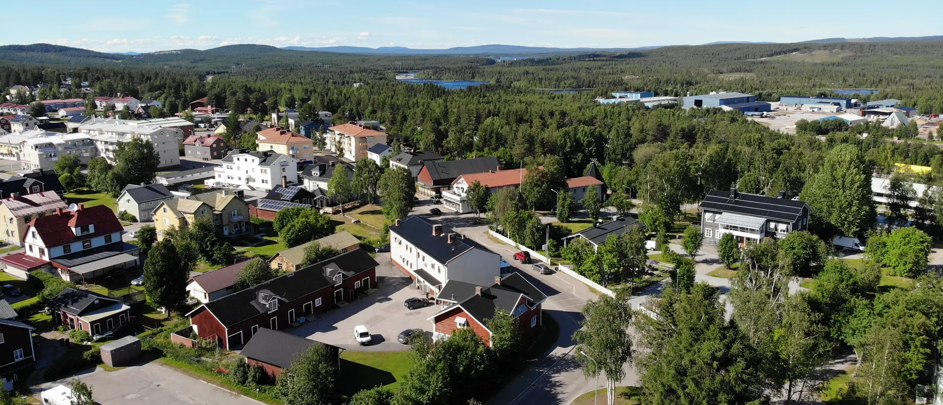 Bilden föreställer Jokkmokks samhälle
