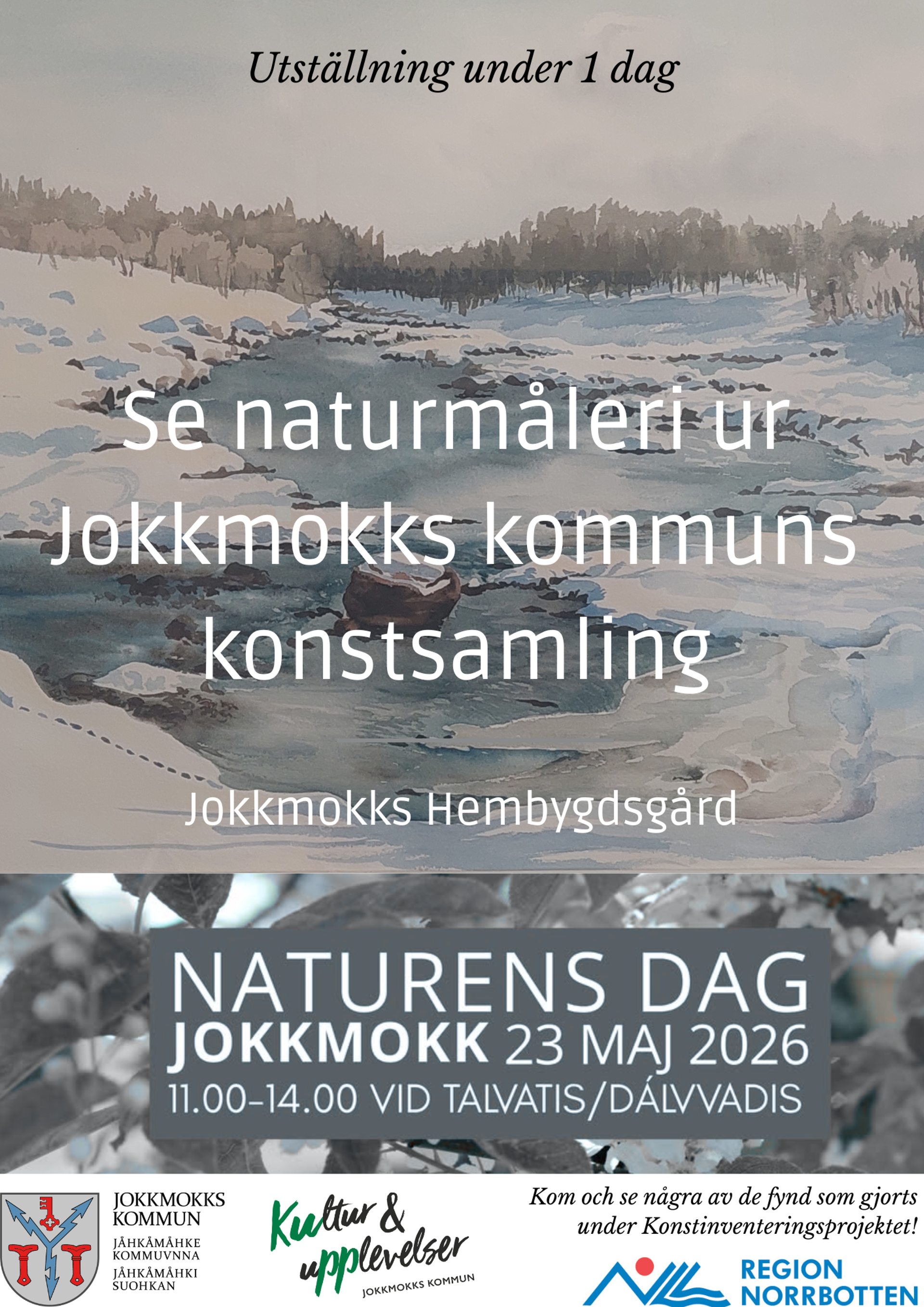 Affisch för konstutställningen på Naturens Dag