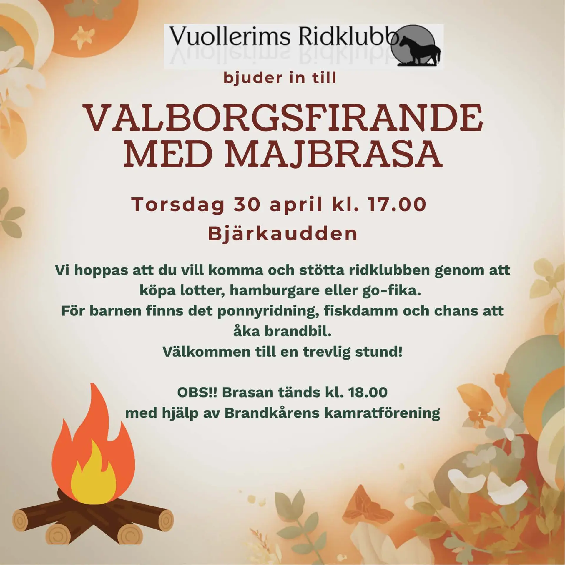 Affiscch för Valborg i Vuollerim 2026