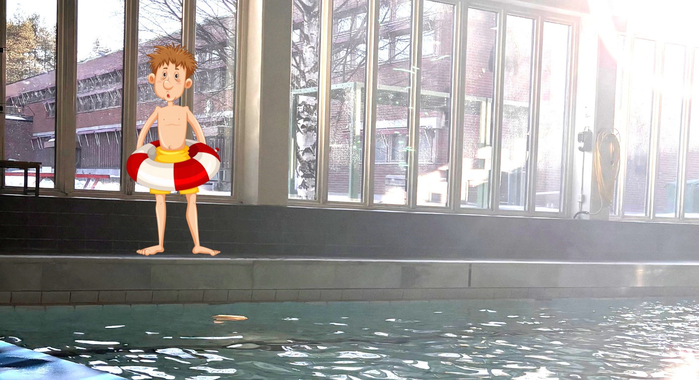 Allmänna badet på sportlovet