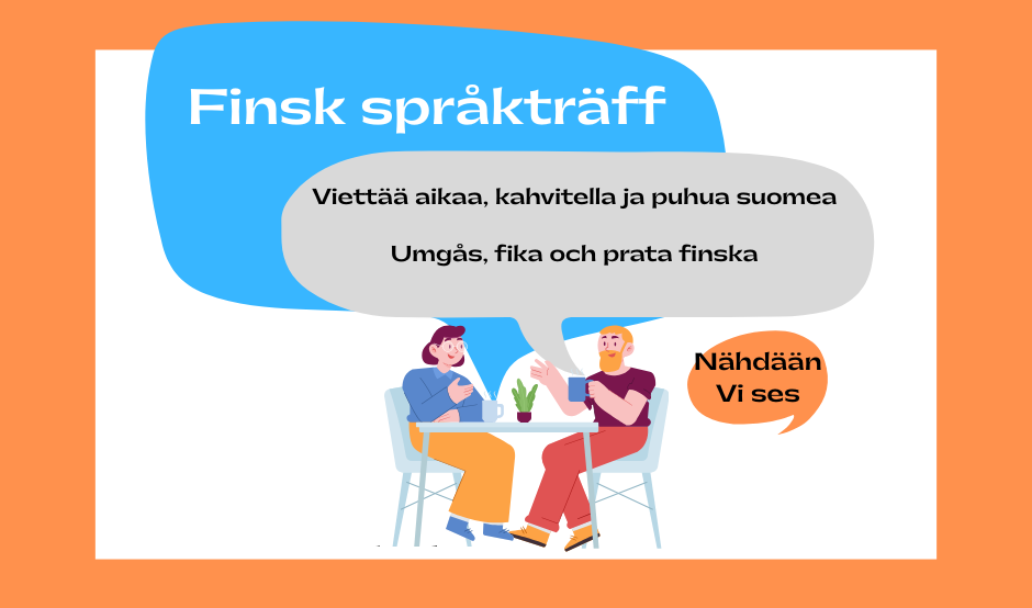 Finsk språkträff på biblioteket - sista denna vinter!