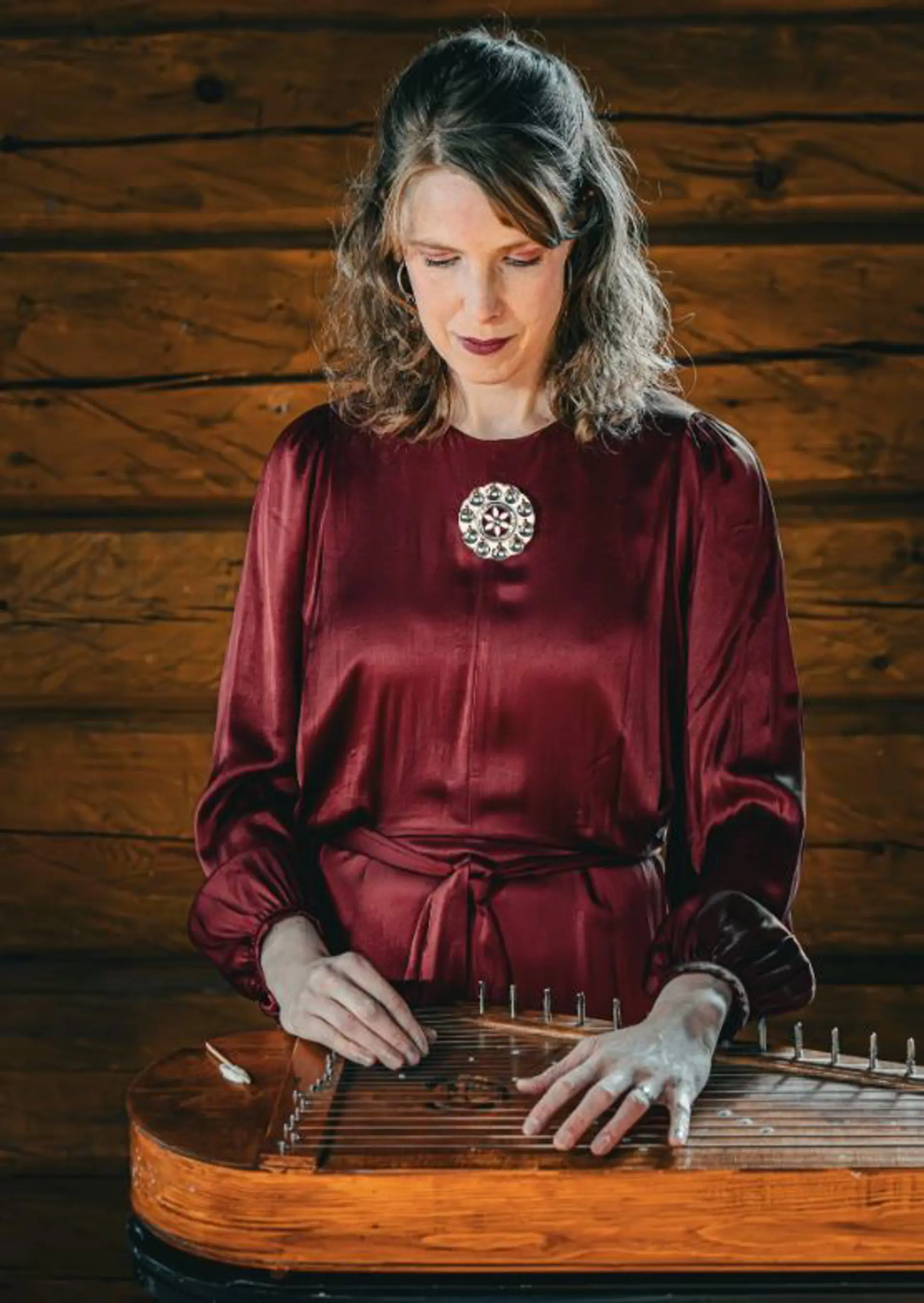 Bild: Mirja Palo med kantele