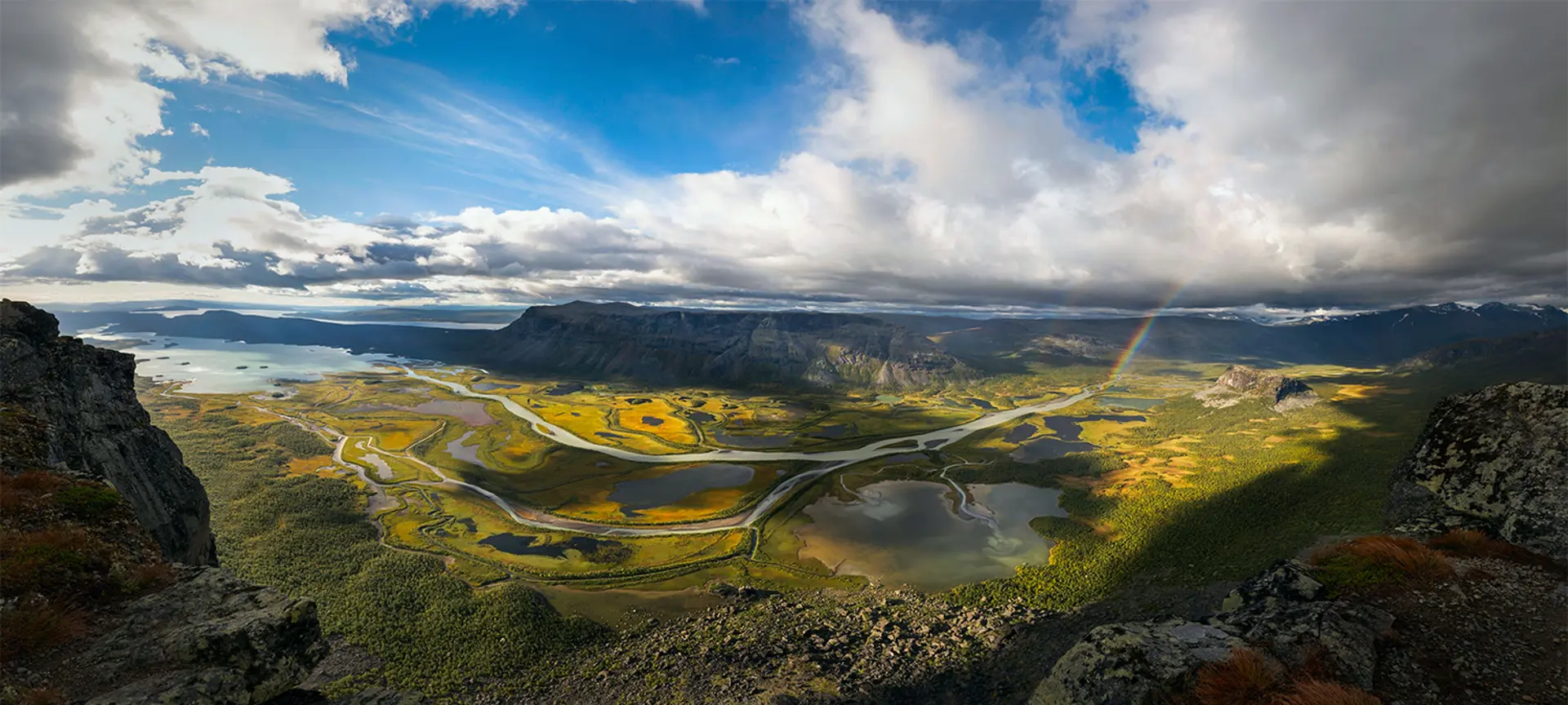 Vybild över Rapadalen