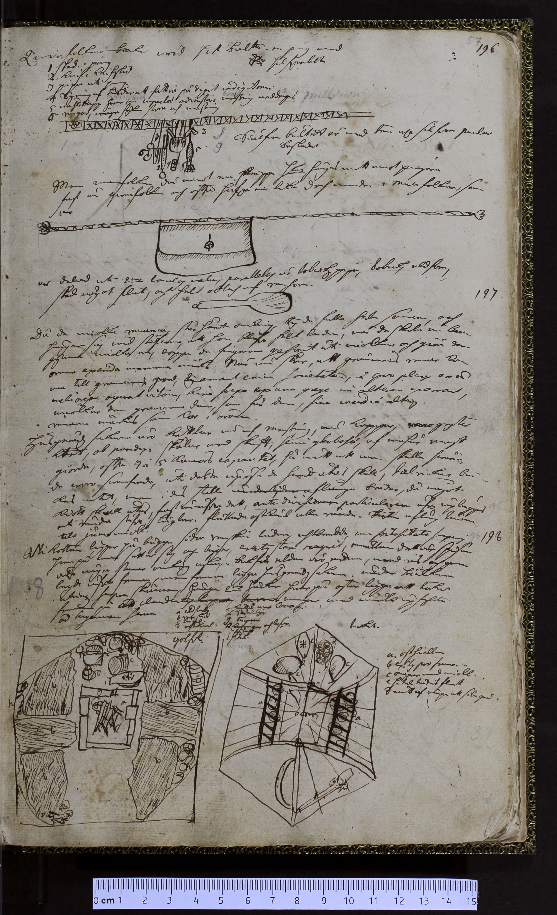 Foto taget ur dagboken från Linnés lappländska resa.