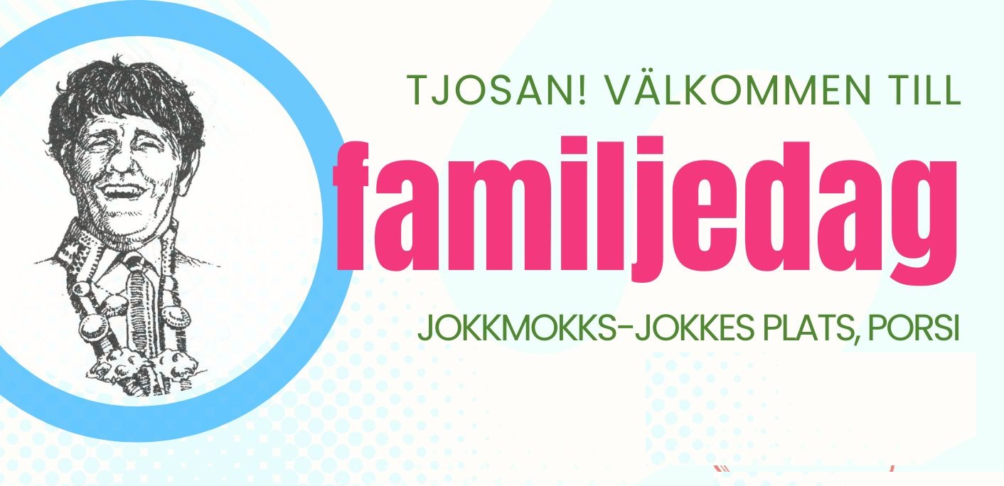 Familjedag på Jokkmokks-Jokkes plats i Porsi