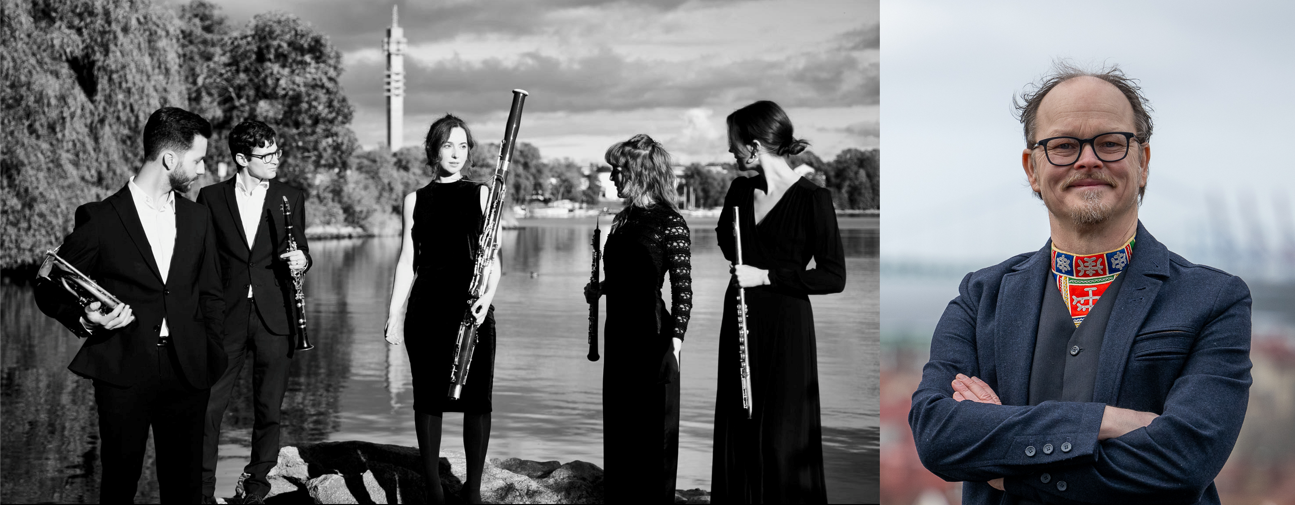 Sommarkonsert i Porjus:  Xenos Wind Quintet & Ánndaris Rimpi