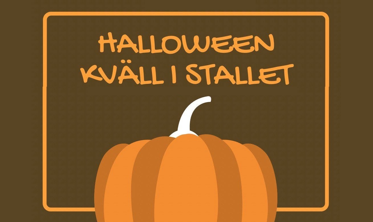 Halloween-kväll i stallet