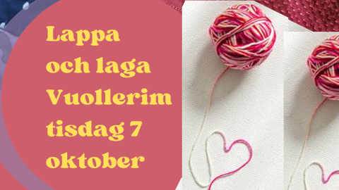 Kreativa lagningar - lappa och laga - Vuollerim
