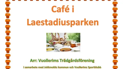 Trädgårdscafé i Vuollerim