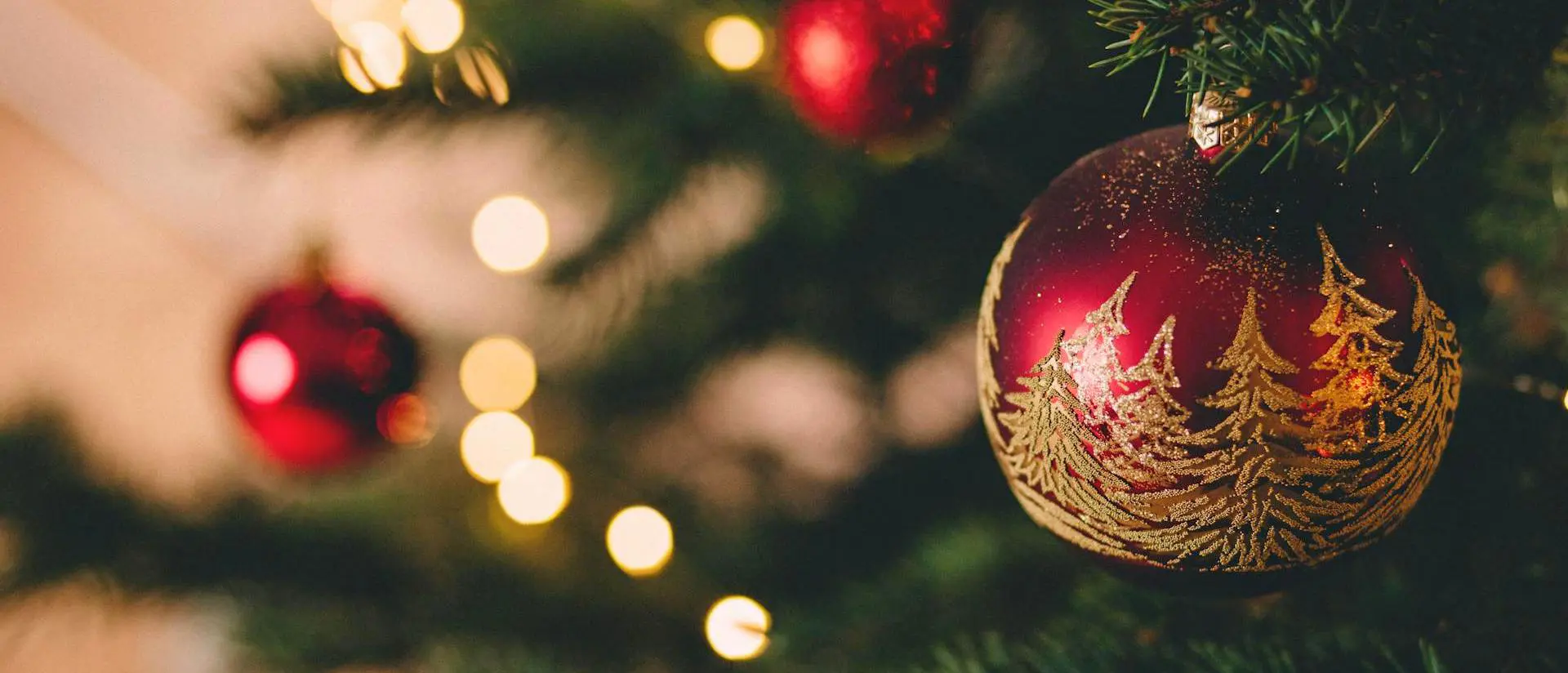 Närbild av julgranskula