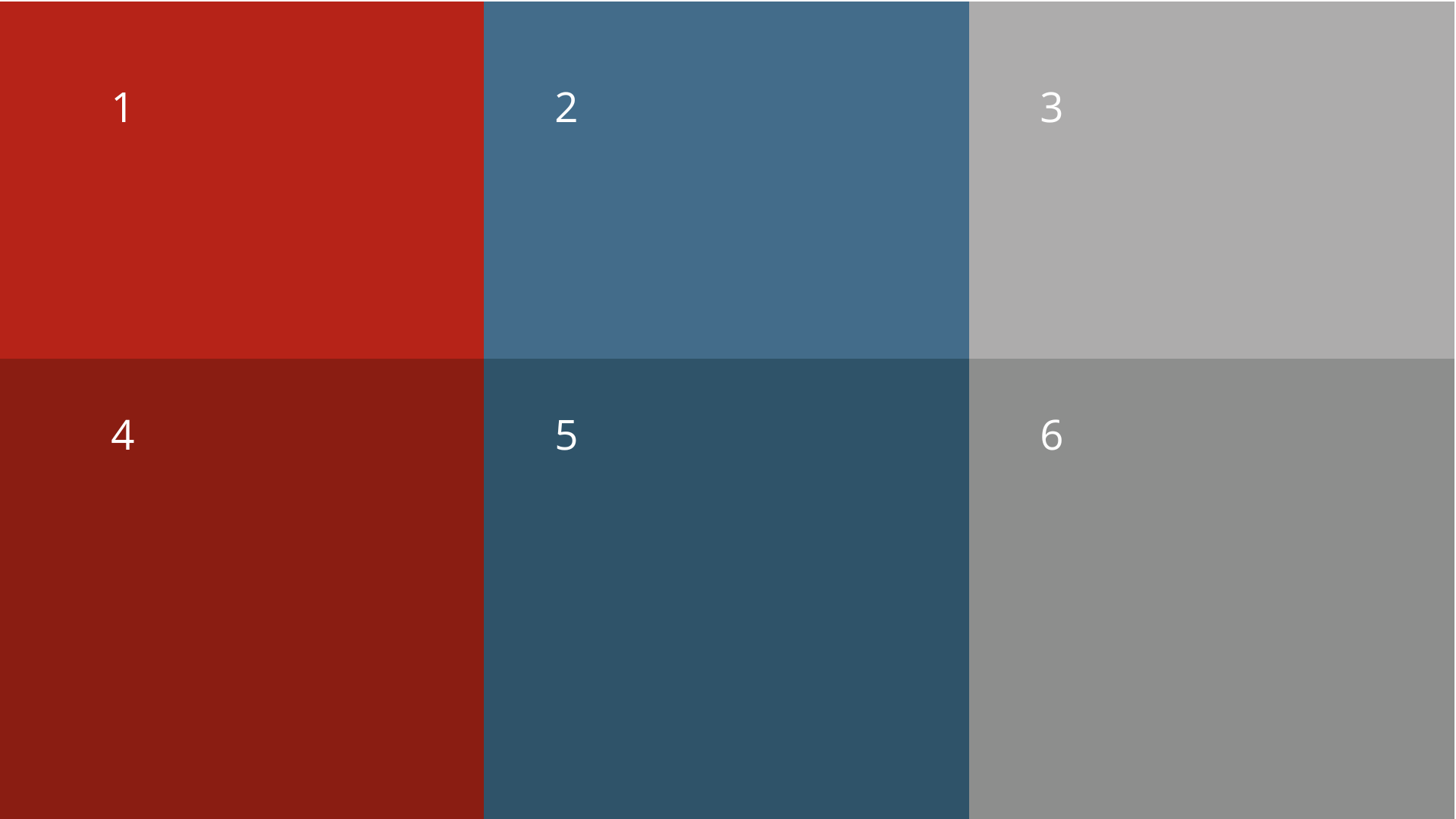 Färgkluster med mörkare toner