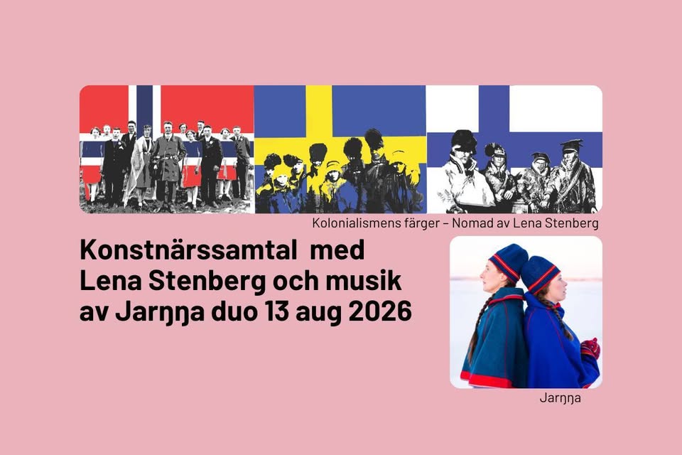 Konstnärssamtal med Lena Stenberg & musik av Jarŋŋa duo