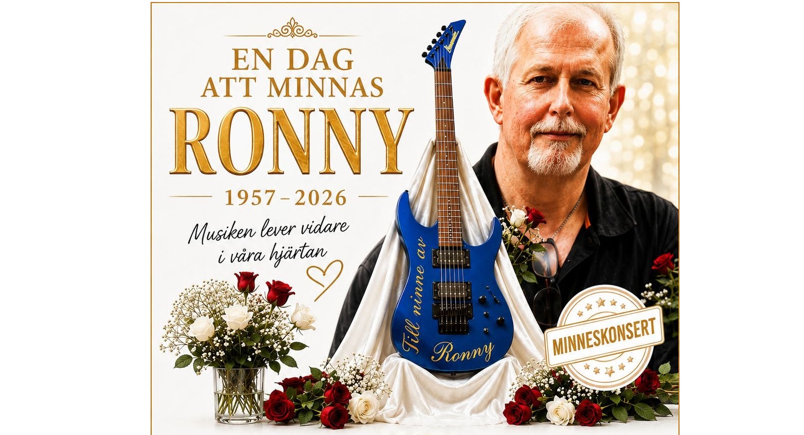 Musikfest till minne av Ronny D