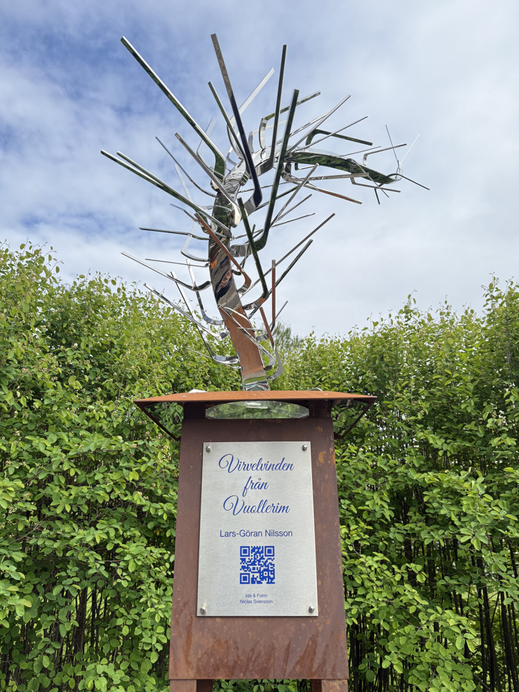 En skulptur.