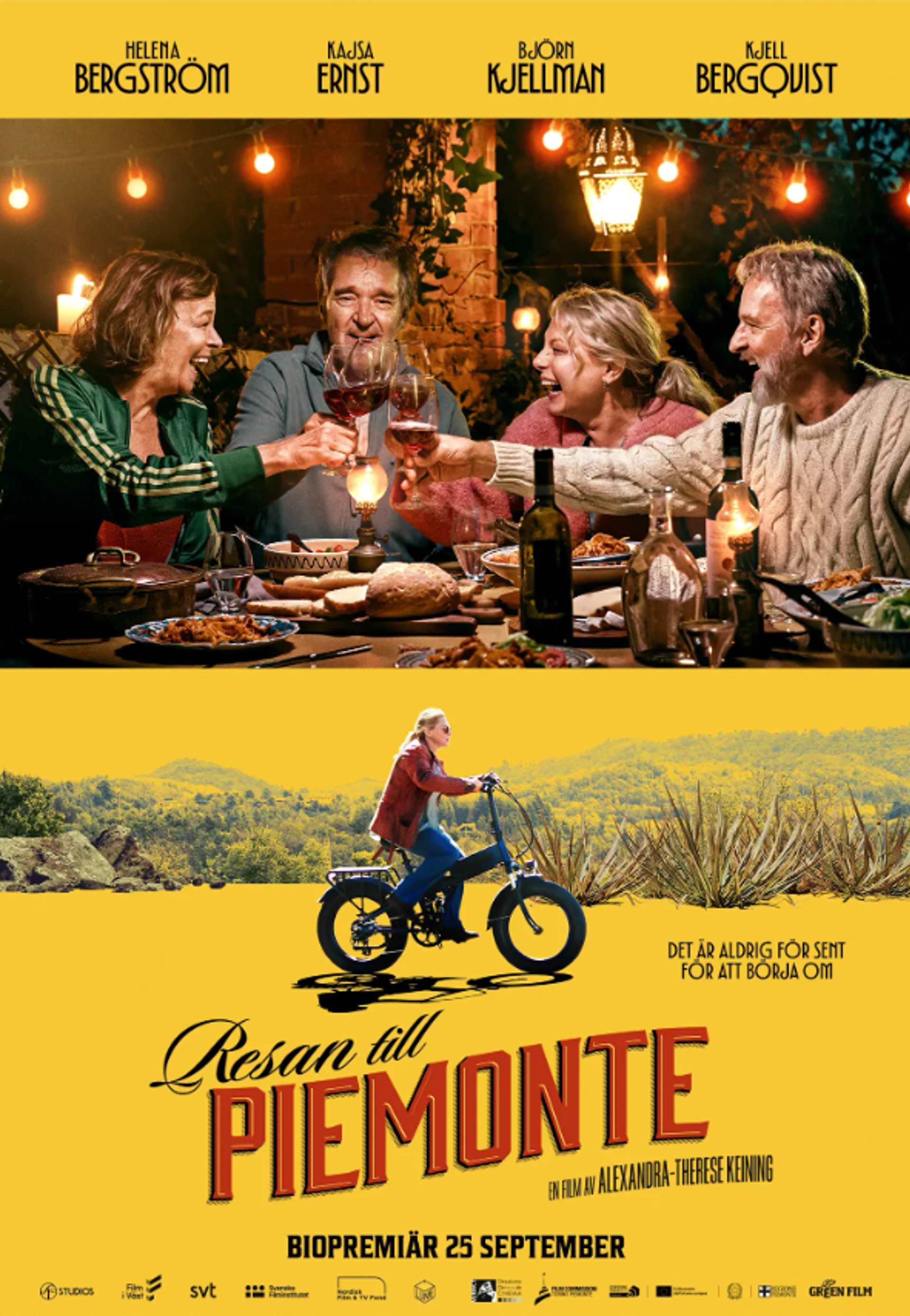 Filmaffisch för Resan till Piemonte