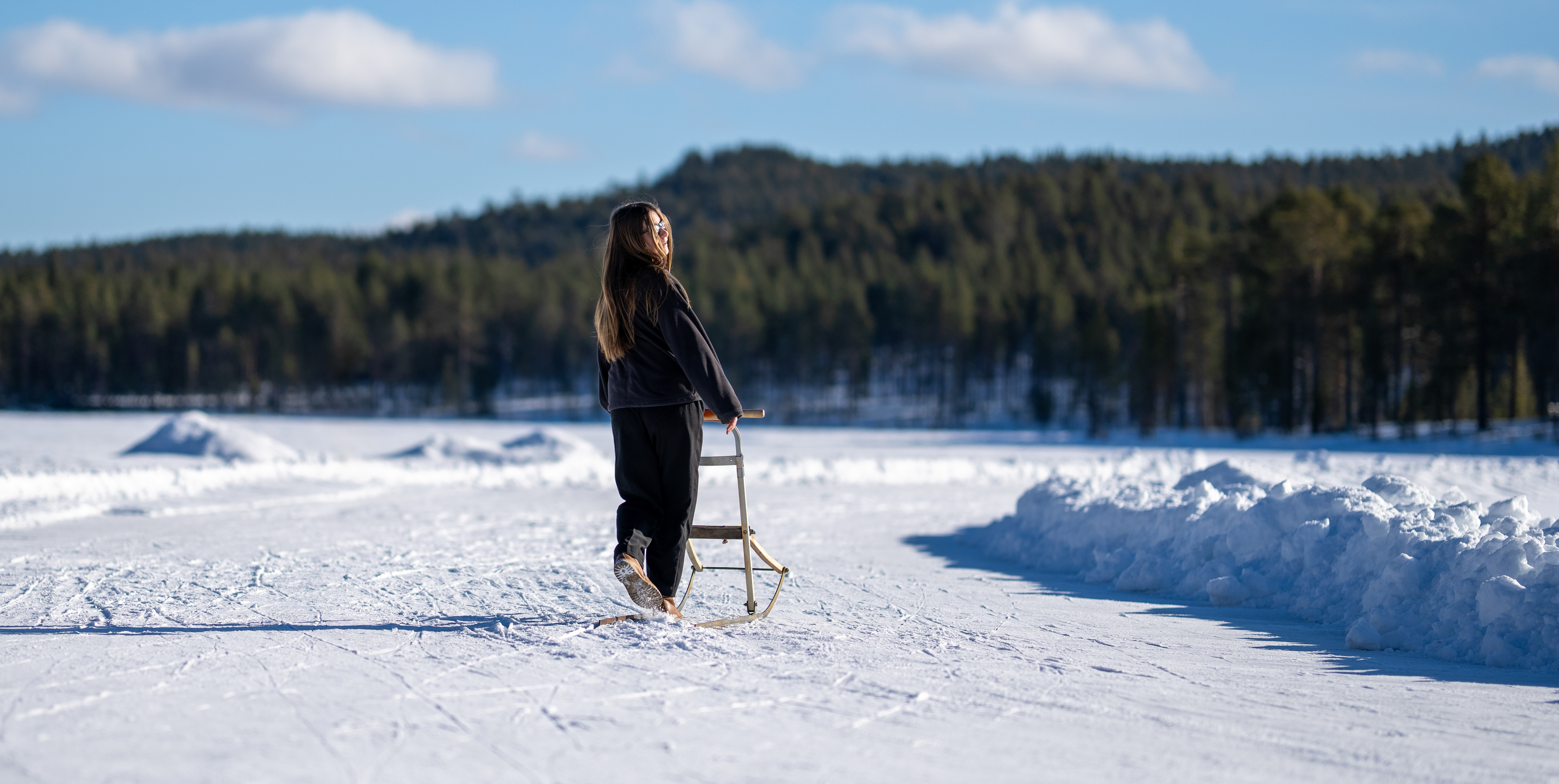 Färdas säkert på islagda sjöar och vattendrag