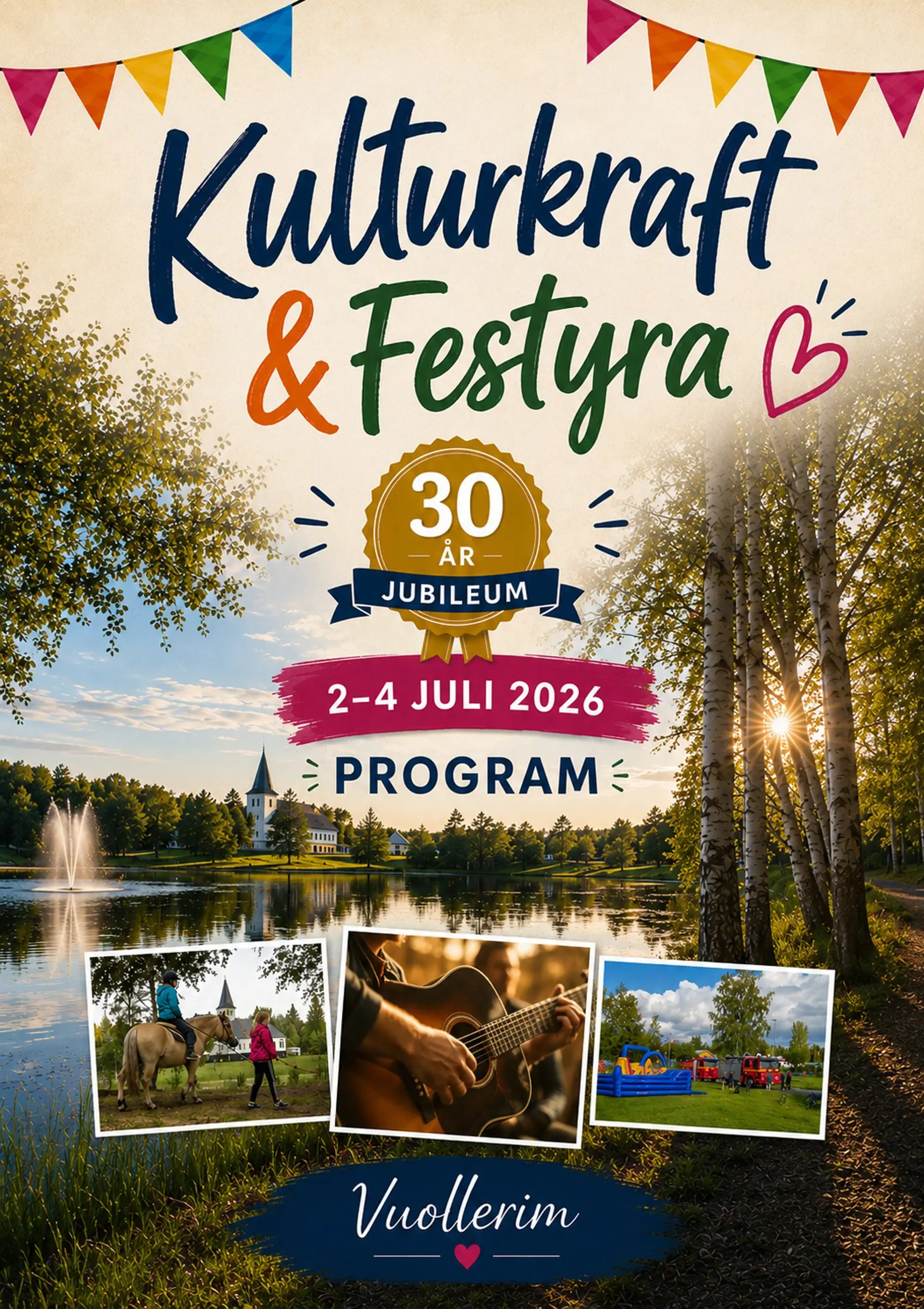 Programomslag för 2026 års Kulturkraft & Festyra