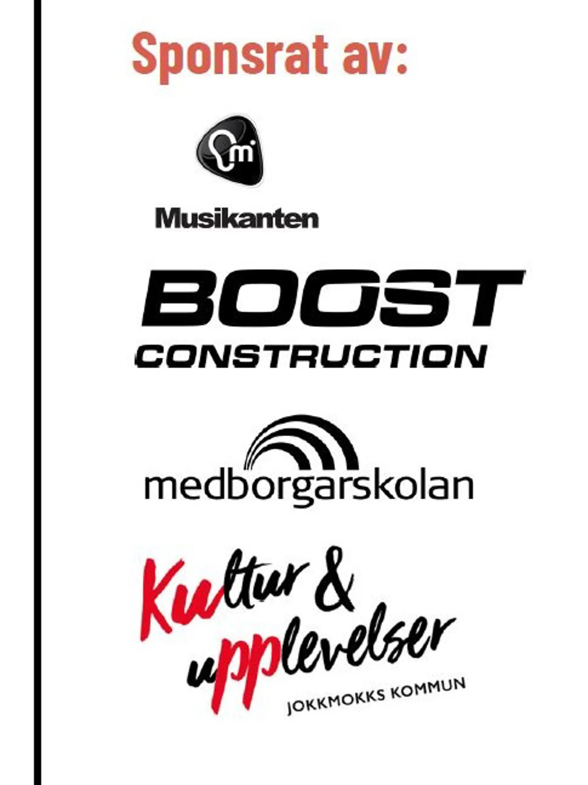 Sponsorloggor för Jokkmokksdagen 2025
